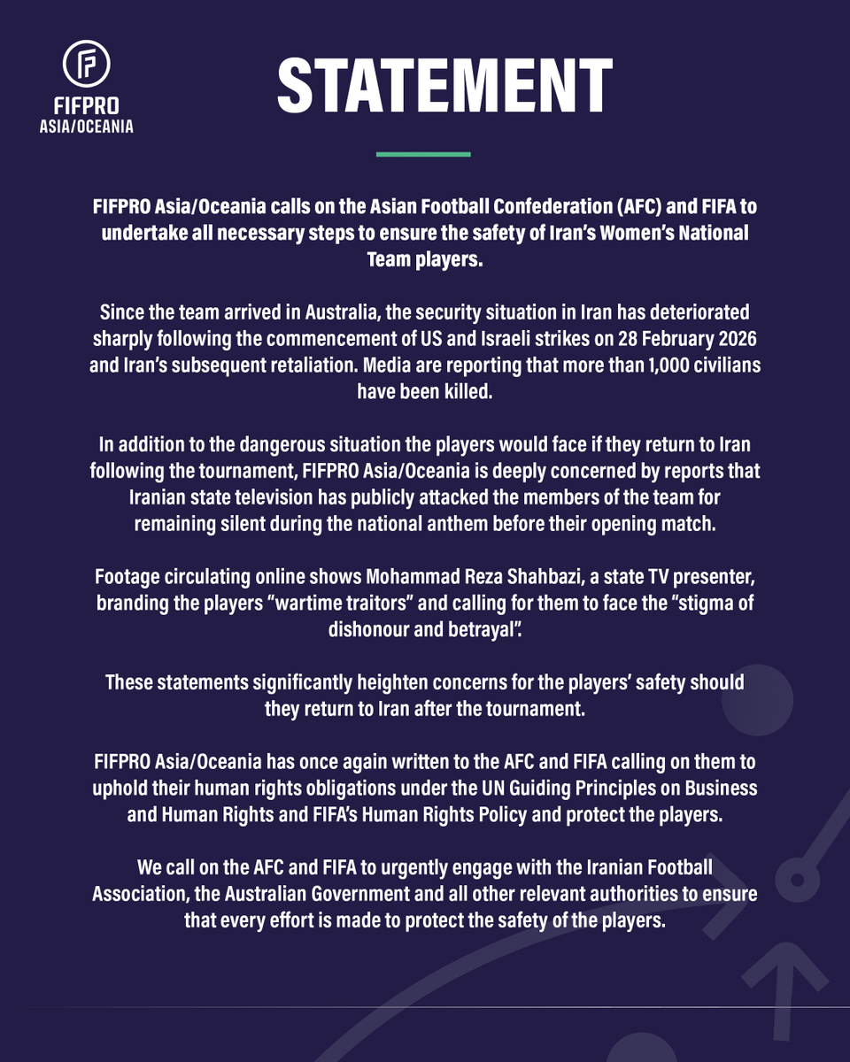 FIFPRO Asia/Oceania tweet media