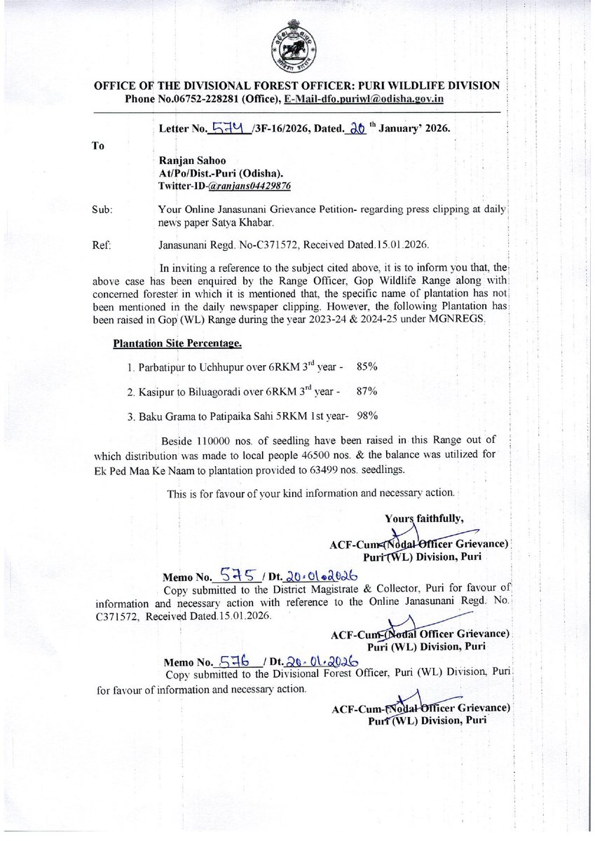 Odisha Forest, Env. and Climate Change Department tweet media