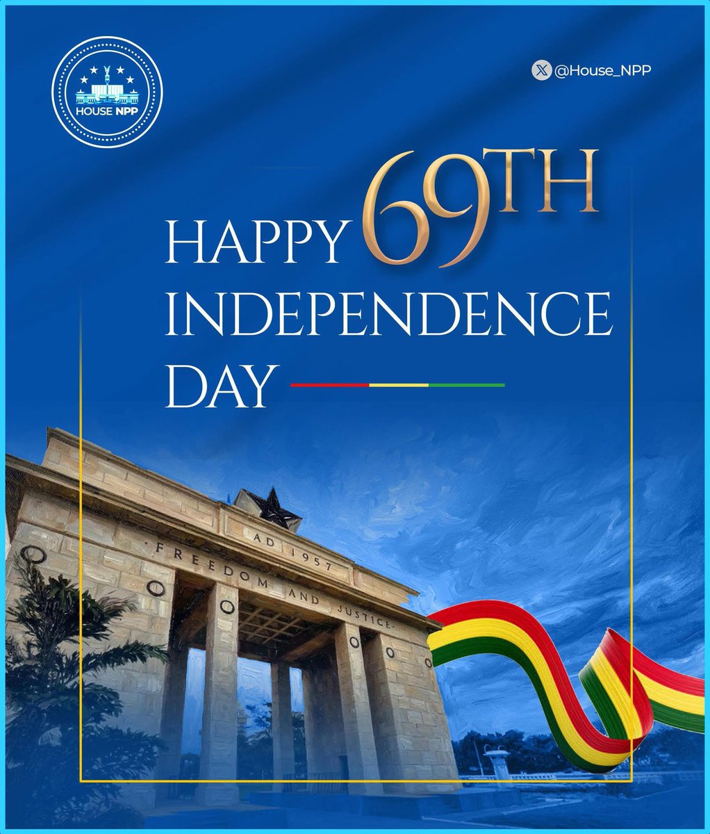 Happy 69 to GH, 69 of resilience, culture, and pride 🇬🇭.