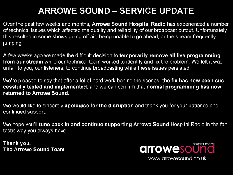 Arrowesound tweet media