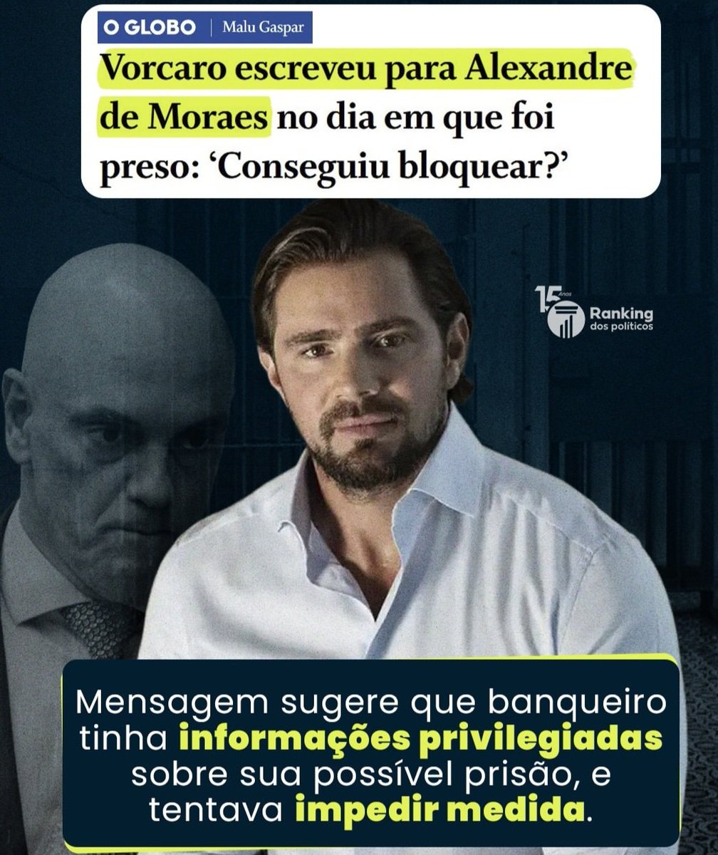 Moraes colocou um bandido na presidência e é um dos responsáveis pela sustentação do regime ptista. Já deu para esse criminoso!