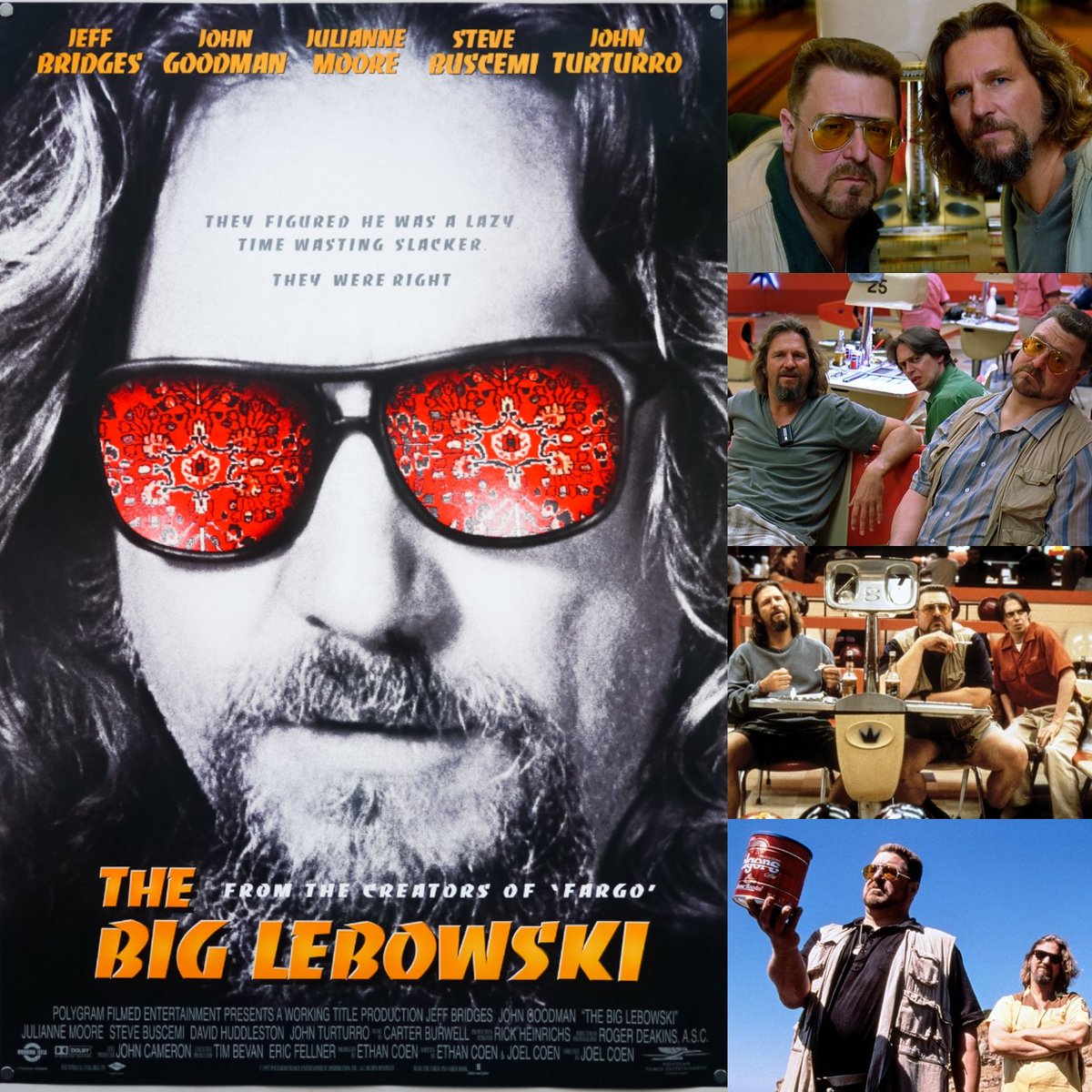 ArenStenslie's tweet photo. Today, it also marks the #28thanniversary of #GramercyPictures's #WorkingTitleFilms's "#TheBigLebowski".
#TheDudeLebowski #JefferyLebowski #WalterSobchak #MaudeLebowski #DonnyKerabatsos #BunnyLebowski #JesusQuintara #KnoxHarrington #JackieTreehorn #TheNihilists #DaFino @TaraReid https://t.co/6qCKTndJ3r