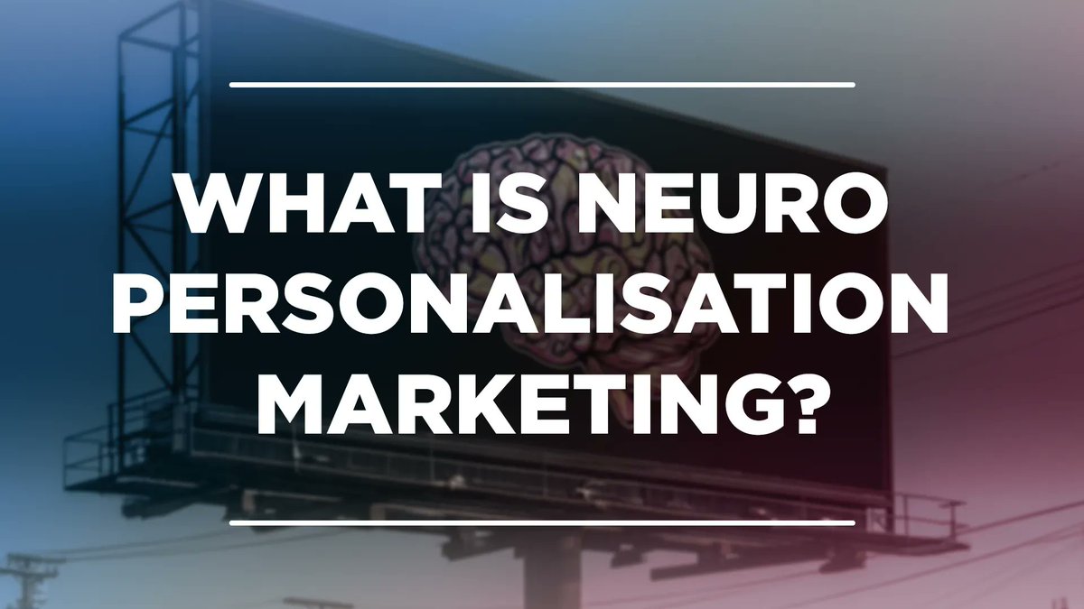 NeonAtlasDM's tweet photo. Exactly what is neuro personalisation marketing, and how can your business take advantage of it?

https://t.co/6PVZGFFNI5 https://t.co/RyIASdn5lW