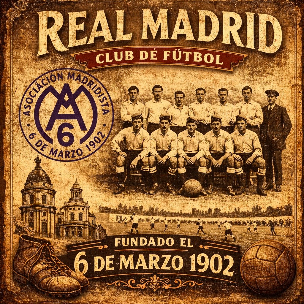 🙌La historia por encima de las modas. Para siempre Real Madrid. Felicidades. 💜🤍💜
