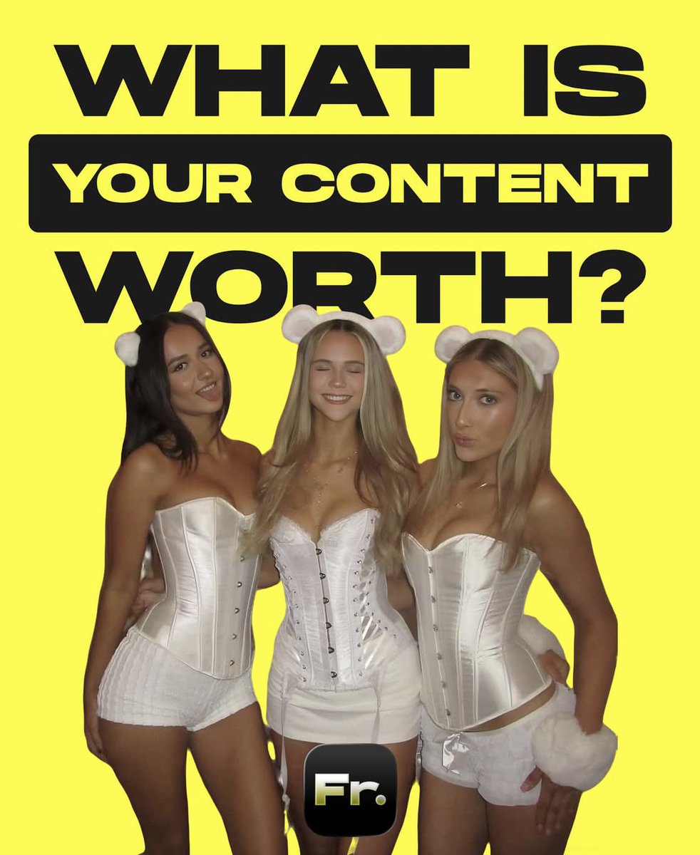 RealFrApp's tweet photo. Ever wondered what your content is really worth? Here at Fr, we believe creators should never work for free. 

Join a community that values your voice and pays you for it. Download Fr and get posting —> https://t.co/vcDj3ZQg1X https://t.co/C6PMkuLONT