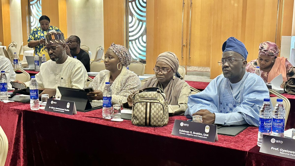 Day 3 Update – INEC Technical Workshop

Day 3 of the ongoing Independent National Electoral Commission (INEC) Technical Workshop on the Review of Regulations and Guidelines for Political Parties continues to focus on refining and strengthening the proposed framework guiding