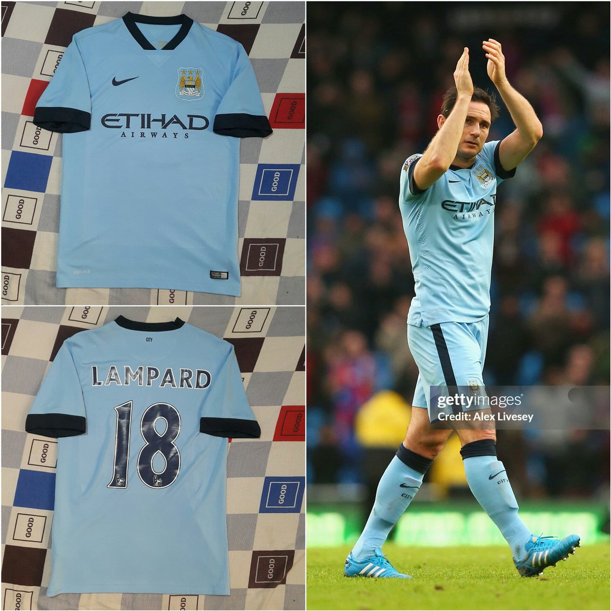 2014-15 Manchester City Home Shirt

#18 LAMPARD

SIze S (71x48)

Sponsor &amp; NNS: remake

VGC

350k

#jersey4sale