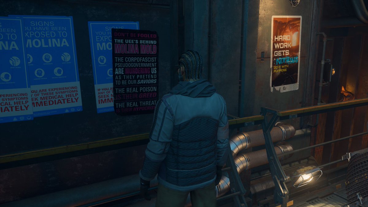 ZeroSense2's tweet photo. Diary of Zero Sense. Log #282 - conspiracy theory.
Successes and suspicions characterized the Molina Mold epidemic.
https://t.co/CWRDASerf8
#StarCitizen @RobertsSpaceInd #shortstory #kurzgeschichte https://t.co/2z1SVfMdcq