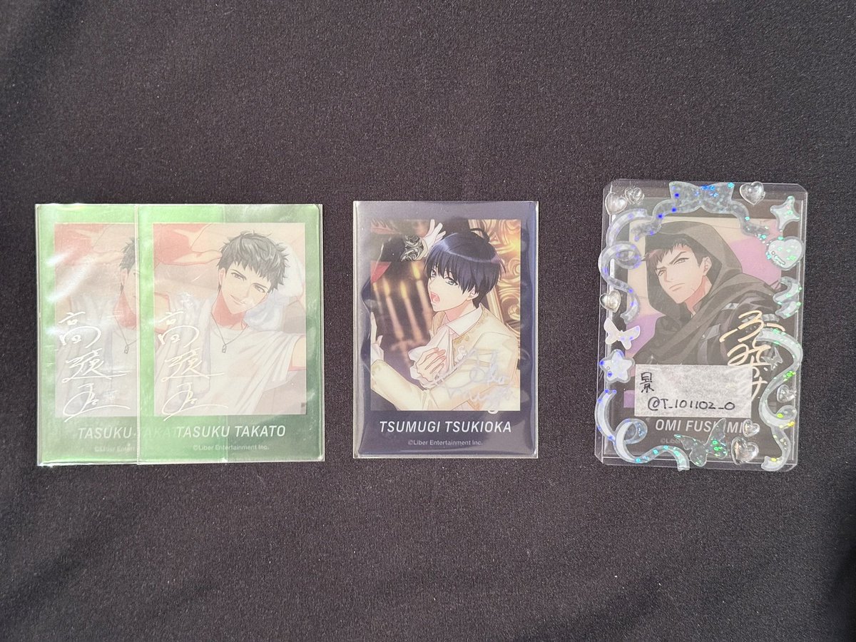 T_1O11O2_O's tweet photo. [交換] A3! エースリー ぱしゃこれ vol.1 vol.3 vol.5

譲
⌇十座 左京 紬 丞 ガイ

求
⌇太一 臣(4枚目)

1枚目は箔押し 箔⇔箔のみ 1:1~〇
ﾘｯﾄﾘﾝｸ必読┆郵送📮or東京手渡し
お気軽にお声掛けくださいませ🤍 https://t.co/zVCxXNXTb8