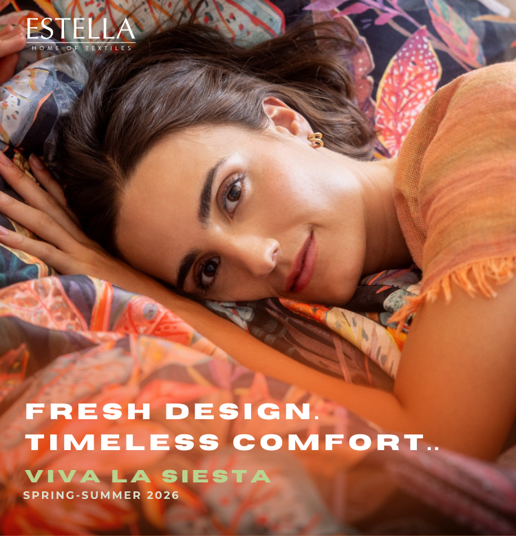 EstellaPoland's tweet image. Spring/Summer 2026 by ESTELLA is here — where dream design meets sheet perfection. Fresh colors, light comfort, and style you’ll want to sleep on. 
↪️estella.eu/content/52-kol…
#ESTELLA #SpringSummer2026 #BeddingGoals
