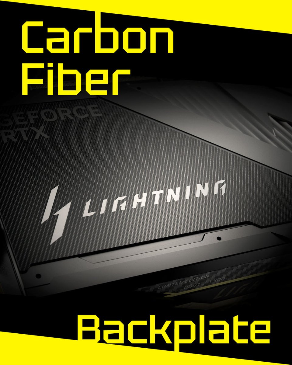 MSInordic's tweet photo. The RTX 5090 LIGHTNING Z? It doesn’t just play the game, it defines the league ⚡️ Packed with world-first features: 1000W power limit, 8” tactical display, Full-Copper cold plate & Carbon Fiber backplate.
Only 1300 made: https://t.co/1XBGU0Iz5Q
#LightningZ #Overclocking https://t.co/jWw3llW7RK