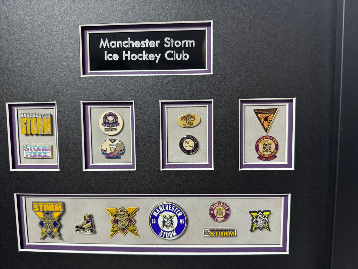 MatrixFrames's tweet image. This one’s for the avid pin badge collectors out there! ⭐️

#pincollector #pincommunity #pingame #manchesterstorm #badgecollector