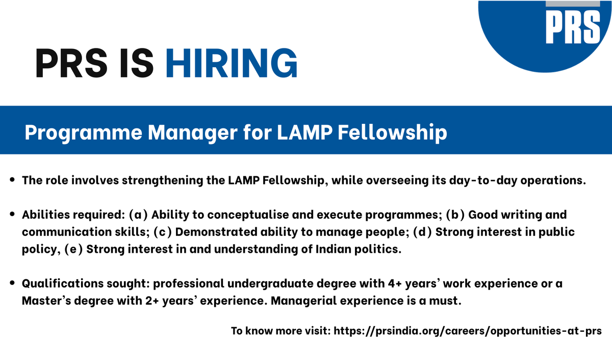 PRS Legislative tweet media