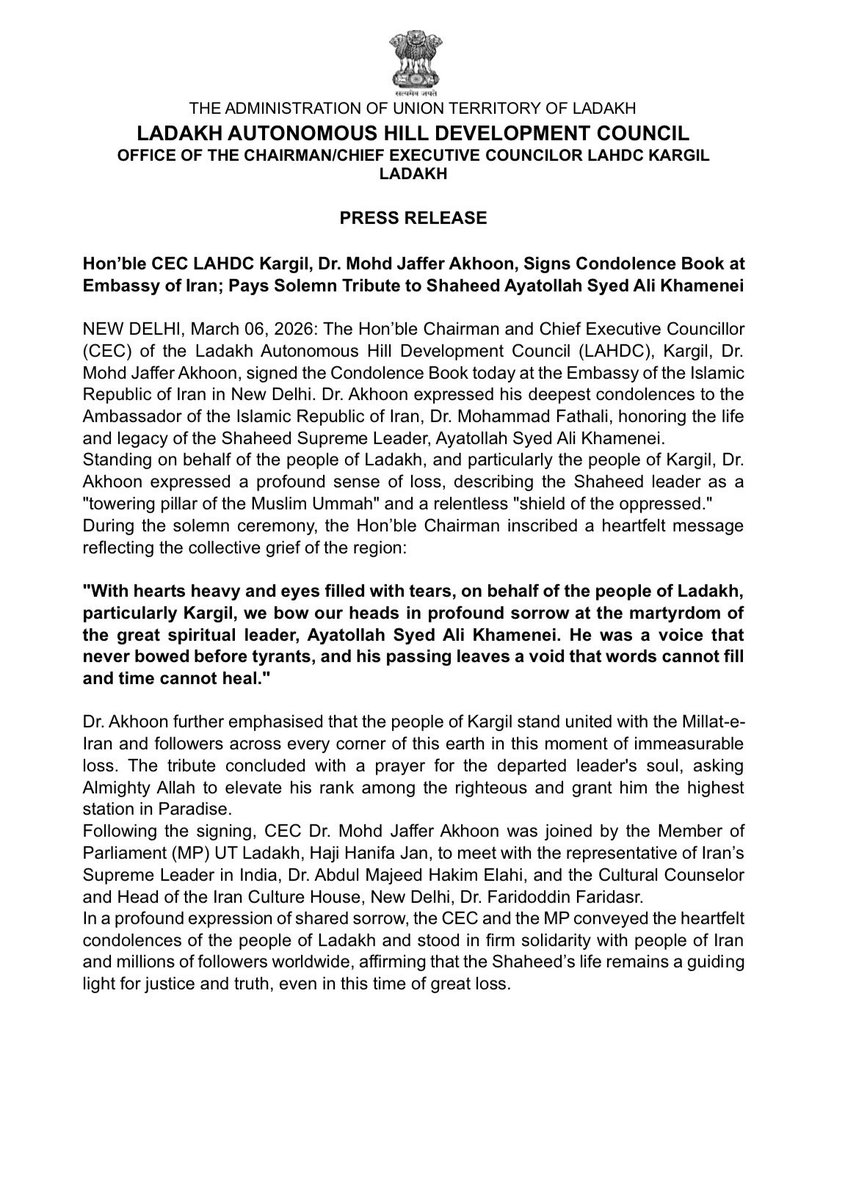 LAHDC Kargil tweet media