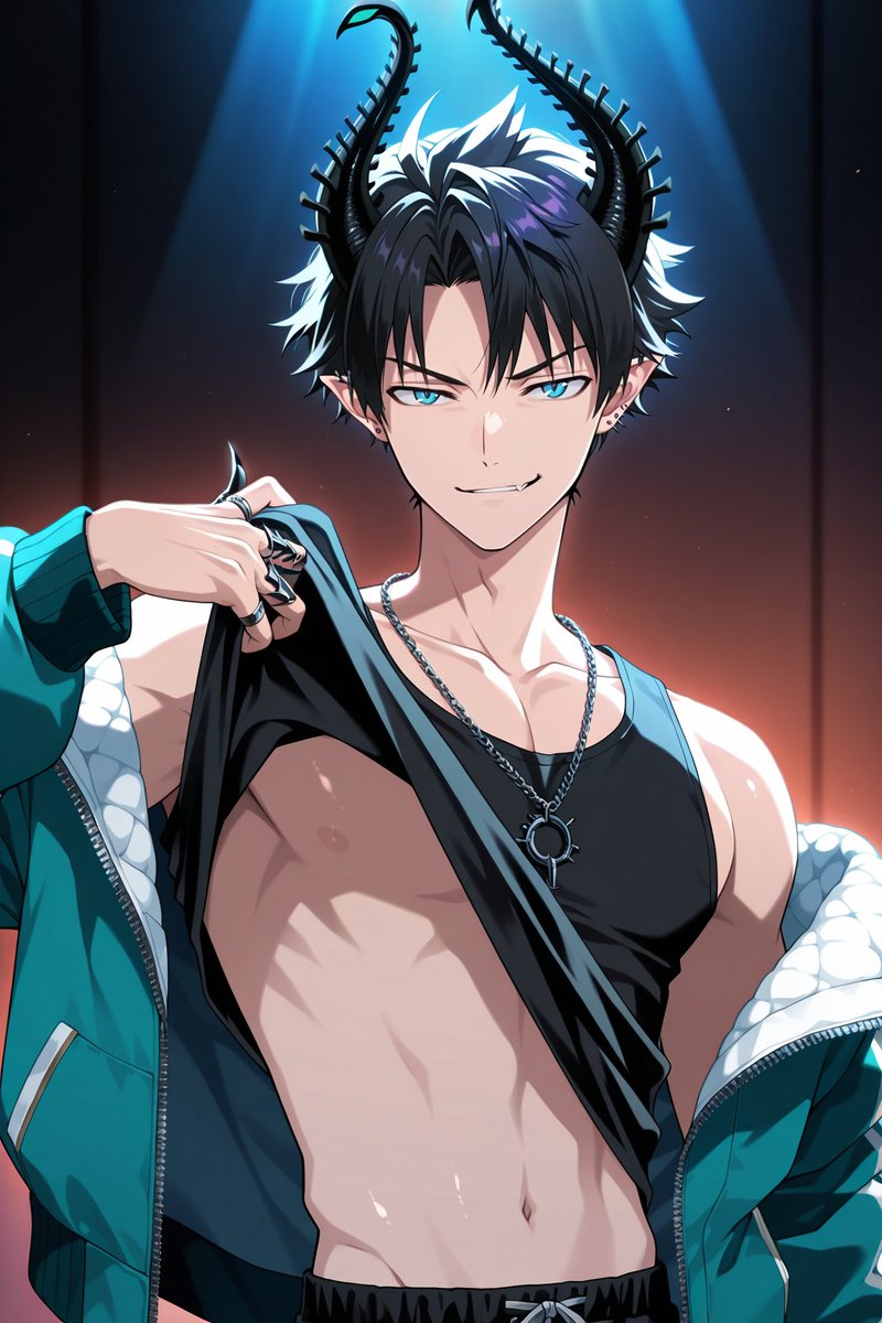 IYeoldul's tweet photo. 😈🛸-Ren Zotto⋆˙⟡
Really liked how this one turned out! 🙏✨

#AI #Alart #Alart_BL #nsfw #gay #yaoi #r18 #AIイラスト #AIartwork #AIanimeart #AIBL部 #AIイケメン部 https://t.co/60KvSvtCO8