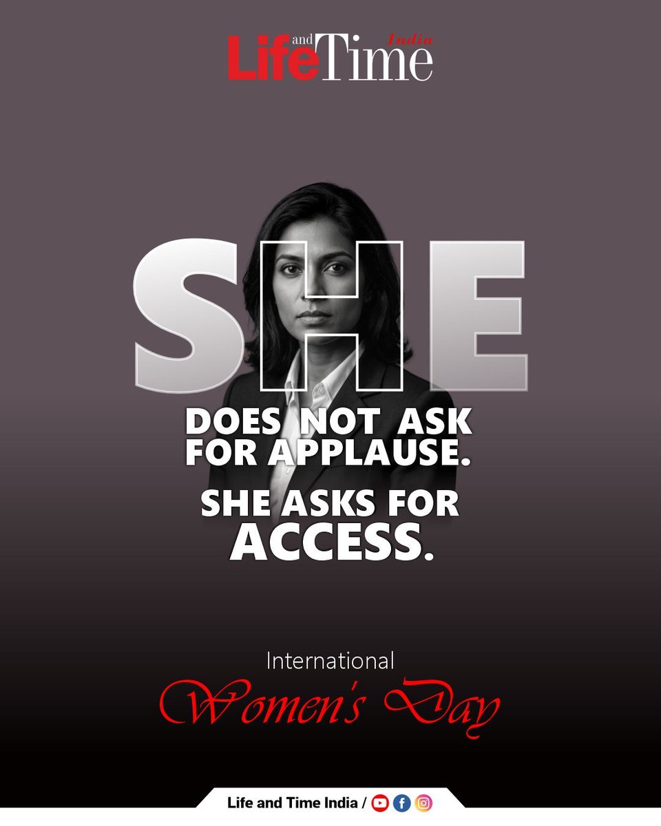 She doesn’t wait for appreciation—she creates opportunities. ✨
This International Women’s Day, we celebrate the strength, courage, and determination of every woman who continues to break barriers and demand the space she deserves. 💜

#InternationalWomensDay #SheAsksForAccess