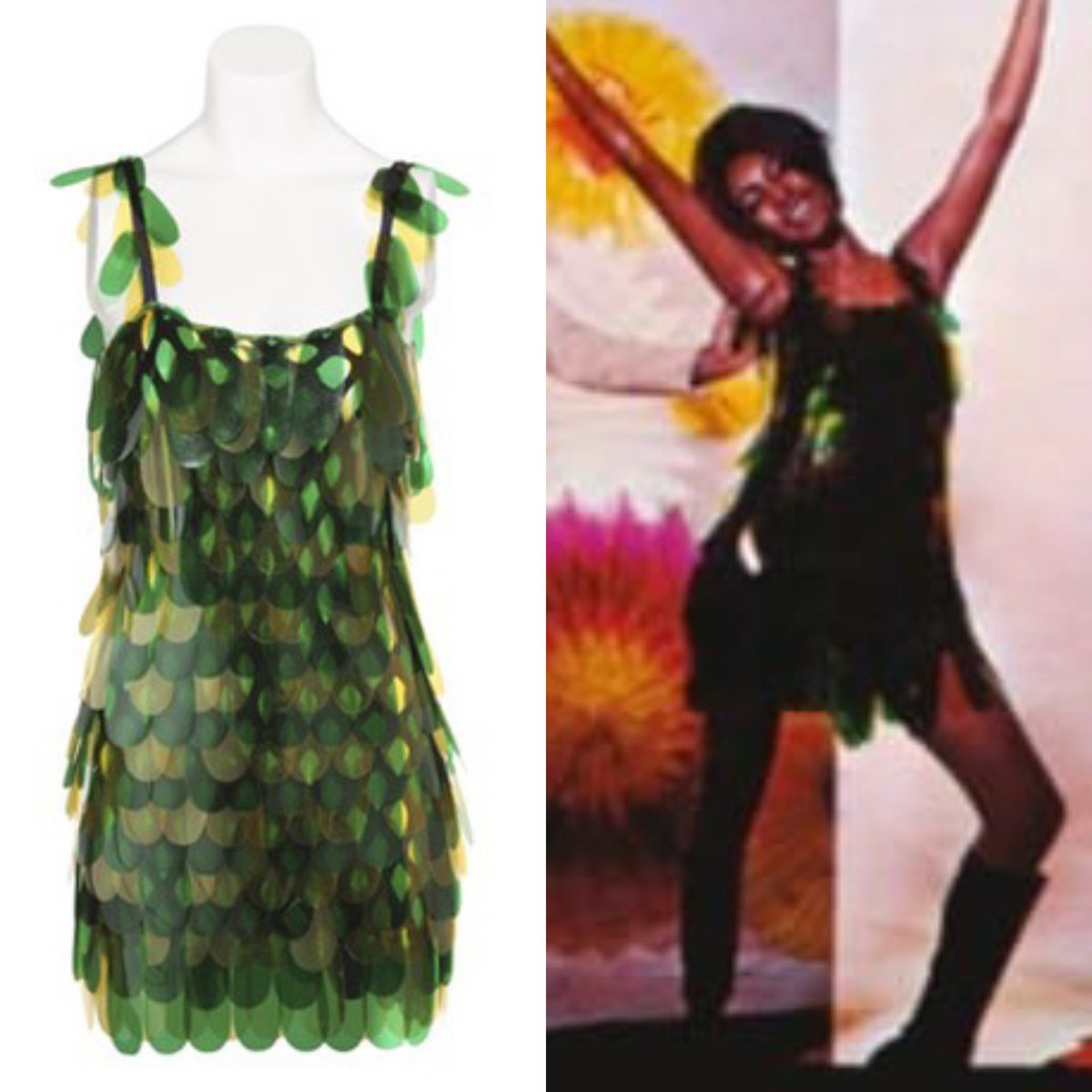 american mary green dress Mary Square Cameron Dress Daisy Chain Green S / Green main image 0