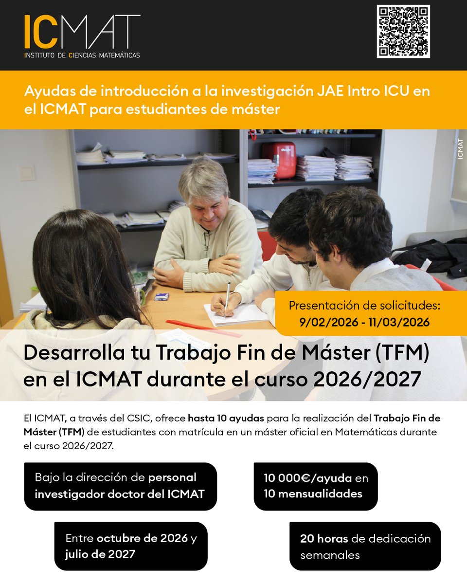 Inst. de Cc. Matemáticas tweet media