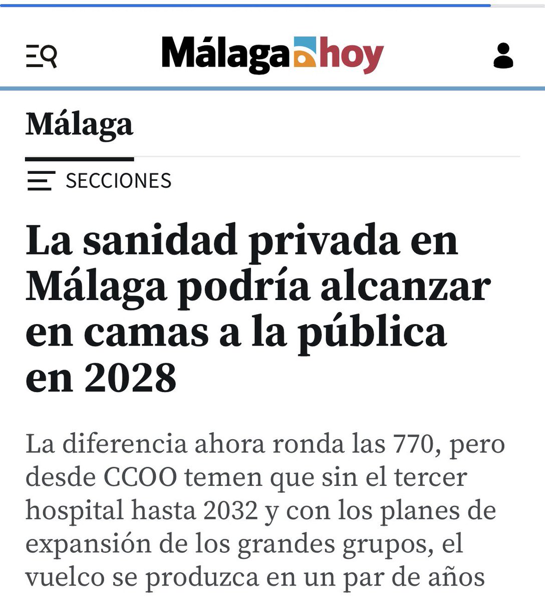 ⚠️Ésta es la hoja de ruta de Moreno Bonilla

🔻8 años sin aumentar camas

📣Ahora, a las puertas de las elecciones, anuncia el nuevo hospital para…2032!

🔴Mientras deja tiempo a la privada para seguir creciendo SAQUEANDO Y DEBILITANDO a la #sanidadpublica

‼️🔴‼️🔴TREMENDO