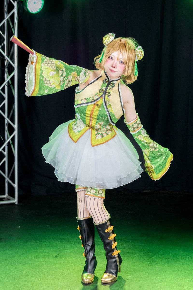 cosplay ♡ ラブライブ μ's 小泉 花陽 💚 チャイナドレス編 覚醒