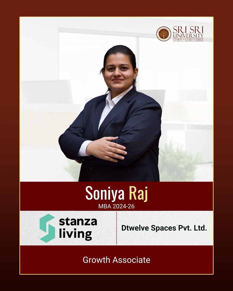 Sri Sri University tweet media