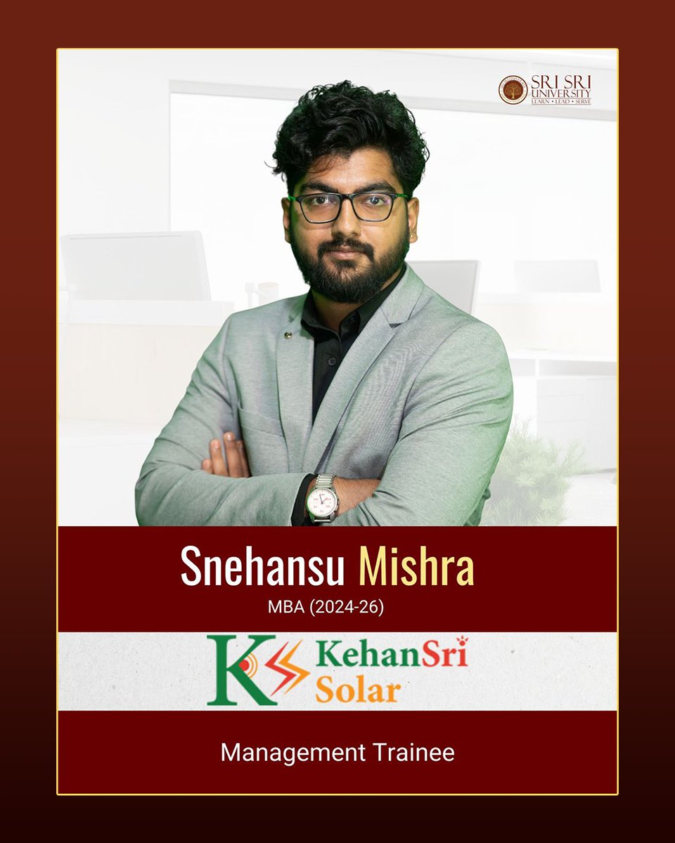 Sri Sri University tweet media