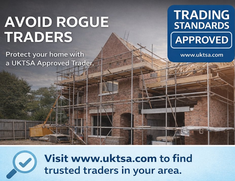 UKTSApproved's tweet photo. Looking for a trusted builder?
Worried about rogue traders disappearing with your deposit?

Find trusted UK contractors:
https://t.co/IsyR75YF78

Avoid rogue traders:
https://t.co/OcZIYeYa6a

#HomeImprovement #UKTrader #UKContractors #Tradingstandardsapproved #Roguetrader #B2B https://t.co/H8hETbBG8Y