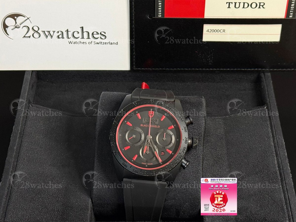 28Watches's tweet image. Pre-owned Tudor Fastrider Black Shield 42000CR - 28watches
[2015 42mm]

WhatsApp/Mobile: +852 6128 2828
Address: Shop G10B G/F Causeway Bay Plaza 1, Hong Kong
28watches.com

#28Watches #Tudor #Fastrider Black Shield #42000CR #T414974