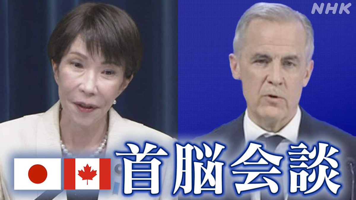 Ailu_Studio_'s tweet photo. 高市総理大臣とカーニー首相の会談、エネルギーや重要鉱物など経済安全保障での協力強化を確認。中東情勢も話し合われます。今後、日加両国の連携がどのように進むのか興味深いですね。 https://t.co/idoVH11J78