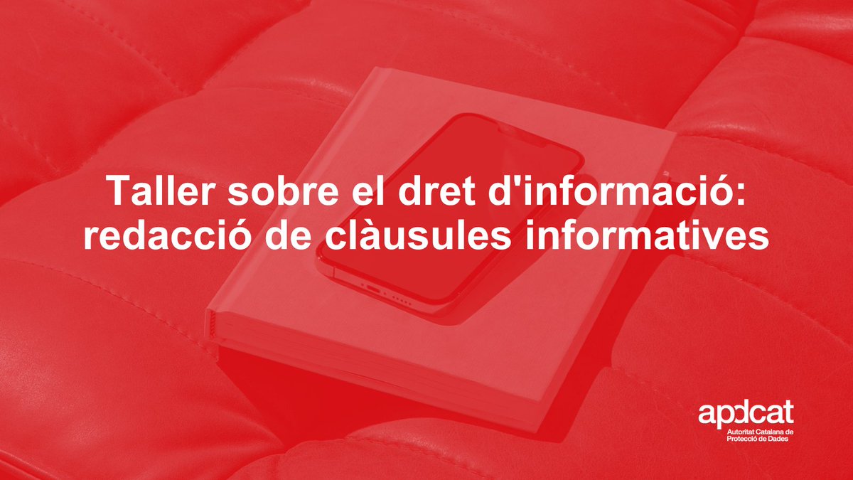 Autoritat Catalana de Protecció de Dades tweet media