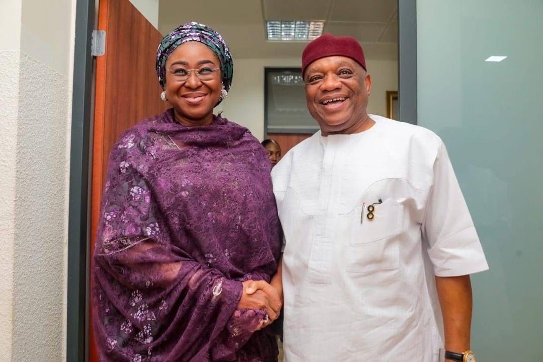 theofficialvre's tweet photo. At a meeting with the Senate Committee on Marine Transport and Blue Economy in Abuja on Monday, I joined the Chairman of the Senate Committee on South East Development Commission (SEDC), Senator Orji Uzor Kalu (middle); the Managing Director of the Nigerian Ports Authority (NPA), Abubakar Dantsoho (2nd left); the Executive Director, Engineering & Technical Services, NPA, Ibrahim Umar (right); and Engr. Olalekan Badmus, Executive Director, Marine & Operations, NPA (left).

#nigerianportsauthority #sedc #vivianrichardedet #explore #fyp