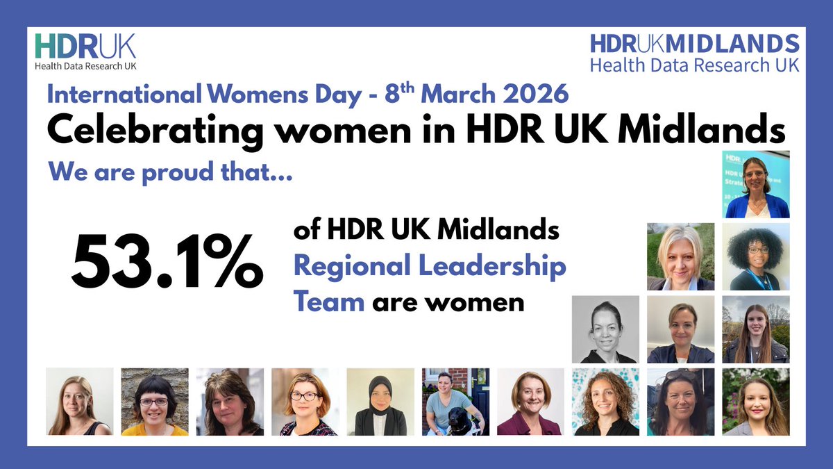 HDR UK Midlands tweet media