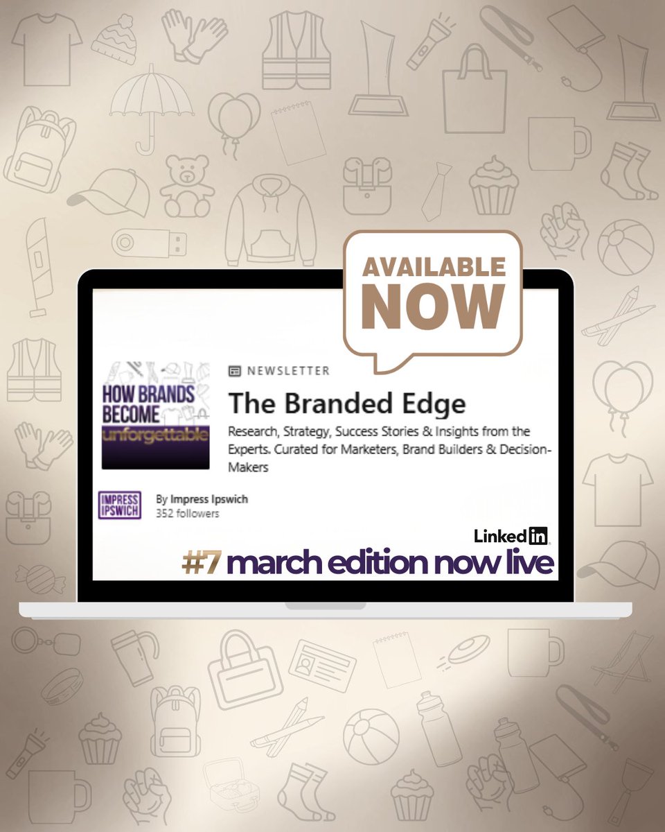 #7 Edition Out Now - tinyurl.com/5xbwh9n2

Events, Conferences and Exhibitions - Part 2

Follow The Branded Edge for strategic insight into turning Branded Merchandise into measurable marketing advantage. 

#Brand #Exhibition #Marketing #Events #Merchandise #BusinessStrategy