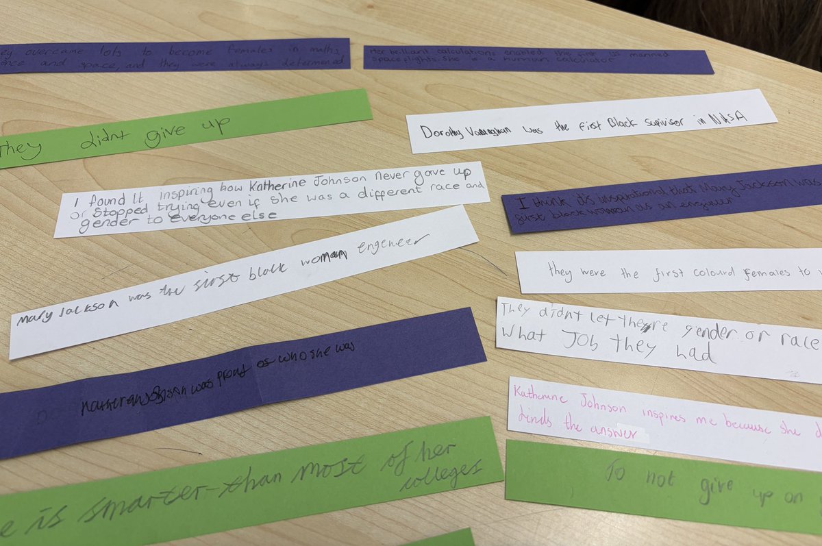 Students watched a short video about Katherine Johnson and the maths behind Hidden Figures. 🚀

They finished with a quiz and reflection, discussing what they learned and why she remains an inspiring role model in STEM. 📊✨#IWD #WomenInSTEM
<a href="/clydeview_a/">Clydeview Academy</a> <a href="/ClydeviewH/">Clydeview Humanities</a>