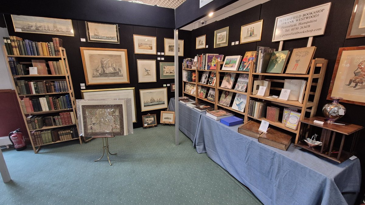Good morning from The Petersfield Antiques Fair at the Festival Hall. Open at 10.30 till 5 today and Sat/Sun. Come and see us and a plethora of top notch antiques dealers