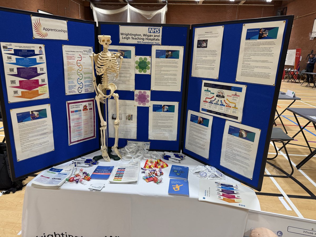 MilwardLaura's tweet photo. @StandishCHS we have had some great conversations this morning relating to apprenticeships healthcare support worker and non-clinical roles within the NHS.
It’s been an absolute delight looking forward to the afternoon @WWLNHS https://t.co/dcRZM0lCN3