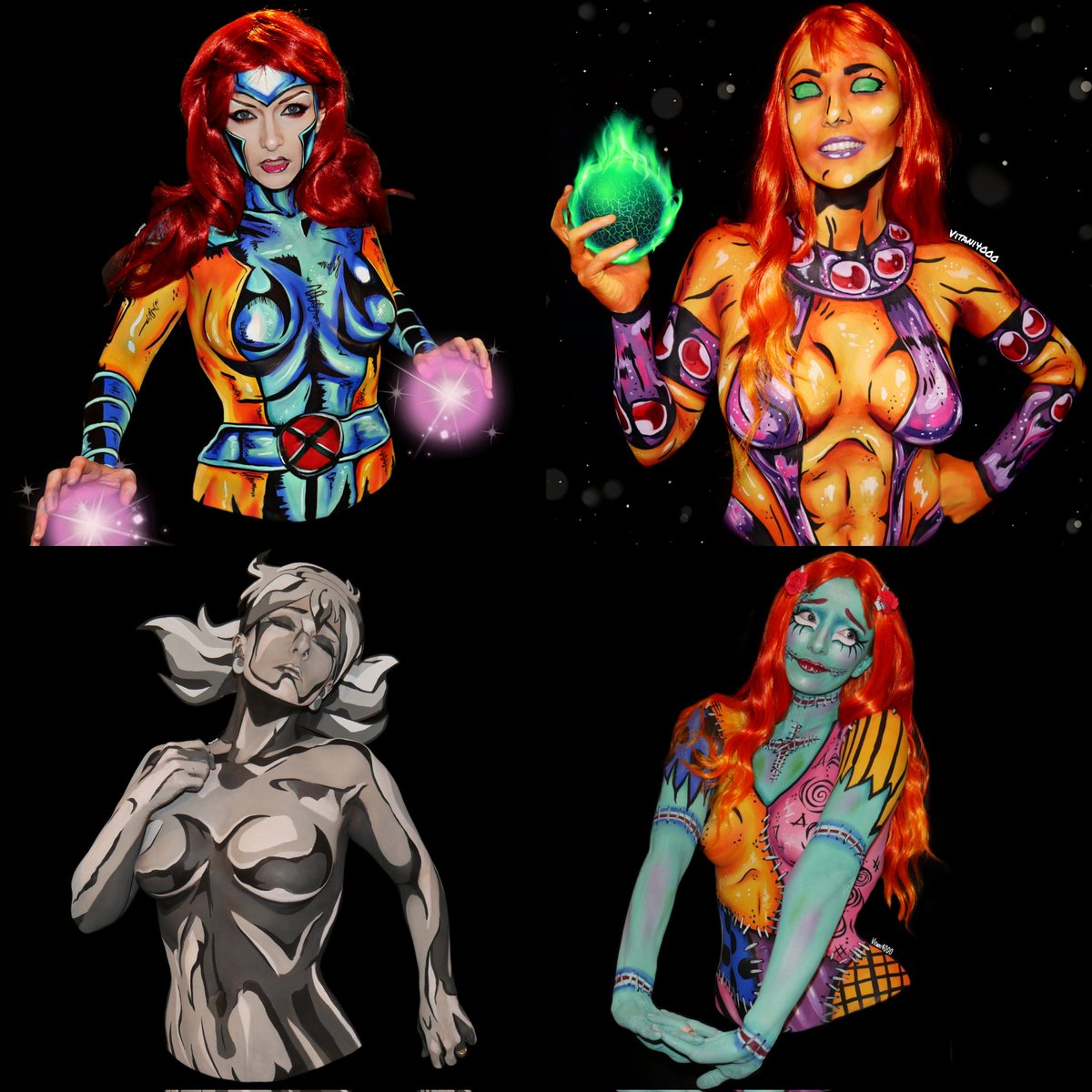 Vitani🇳🇴🇬🇧 Bodypaint artist tweet media