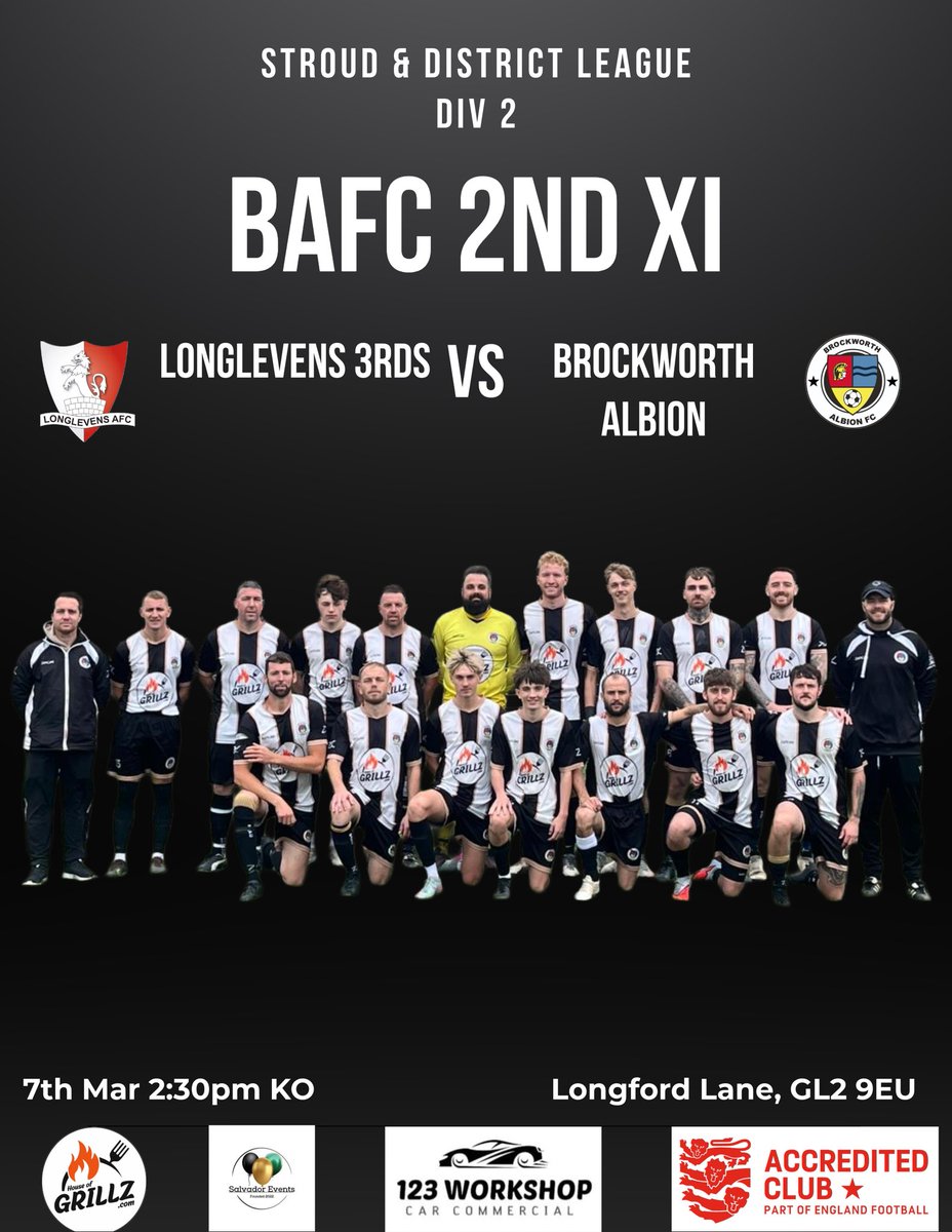 Weekend Fixtures:

1st XI: Home to <a href="/sharpnessafc/">Sharpness AFC</a> (County Cup Semi Final)

2nd XI: Away to <a href="/longlevensafc/">Longlevens AFC</a> 3rds

🦡⚫️⚪️