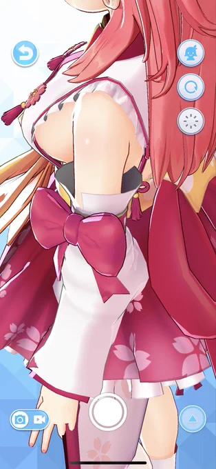 みこちの横乳?こうなってるよ