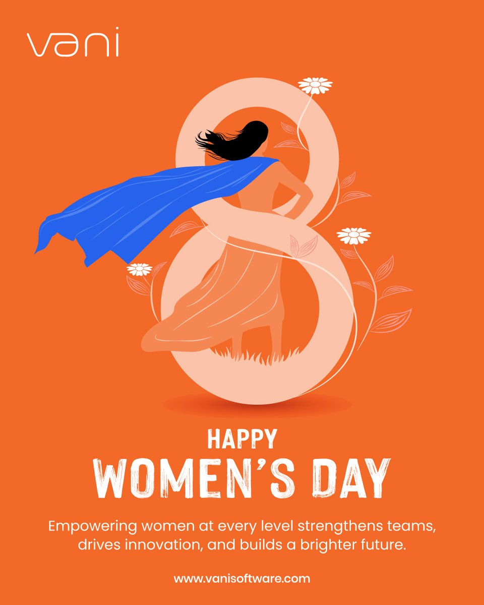 VaniSoftware's tweet photo. Behind every innovation is the strength, courage, and brilliance of women. 💫

Happy Women’s Day to the changemakers shaping a brighter future! ✨

#VaniSoftware #WomensDay #internationalwomensday #WomenInTech #EmpowerWomen #WomenLeadership #TechIndustry #WomenPower #Innovation https://t.co/dcBT2I99Ao