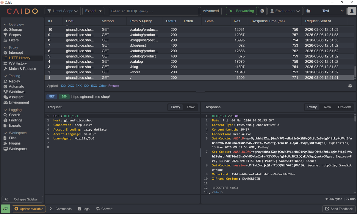 spider_suite's tweet photo. Expand your attack surface in @CaidoIO with @spider_suite. 
By piping spider suite traffic through caido, you can populate the sitemap tree instantly.
#BugBounty #Infosec https://t.co/WCCsHAEEBW