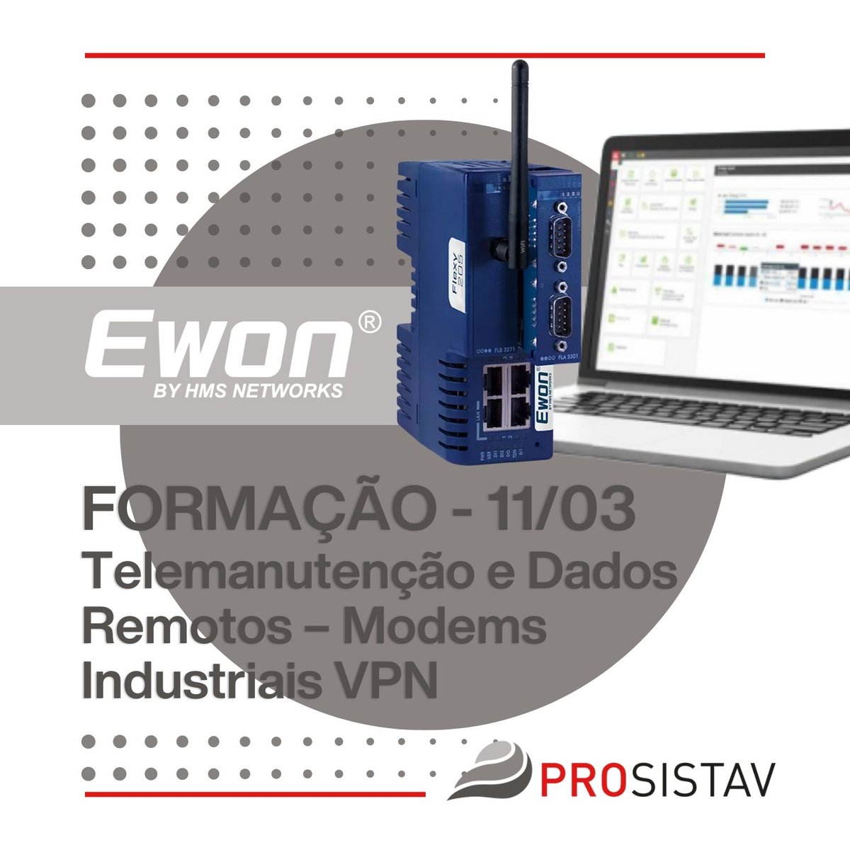 prosistav's tweet photo. Últimas vagas | Formação já na próxima 4ª feira (11)
Quer aprender a configurar e utilizar modems industriais para telemanutenção e acesso remoto seguro?

⚠️ Vagas limitadas. Garanta já a sua inscrição 👇 :
https://t.co/Aijxmlc2PK
#fomação #ewon #HMS #acessoremoto #IoT https://t.co/jyger2e1e7