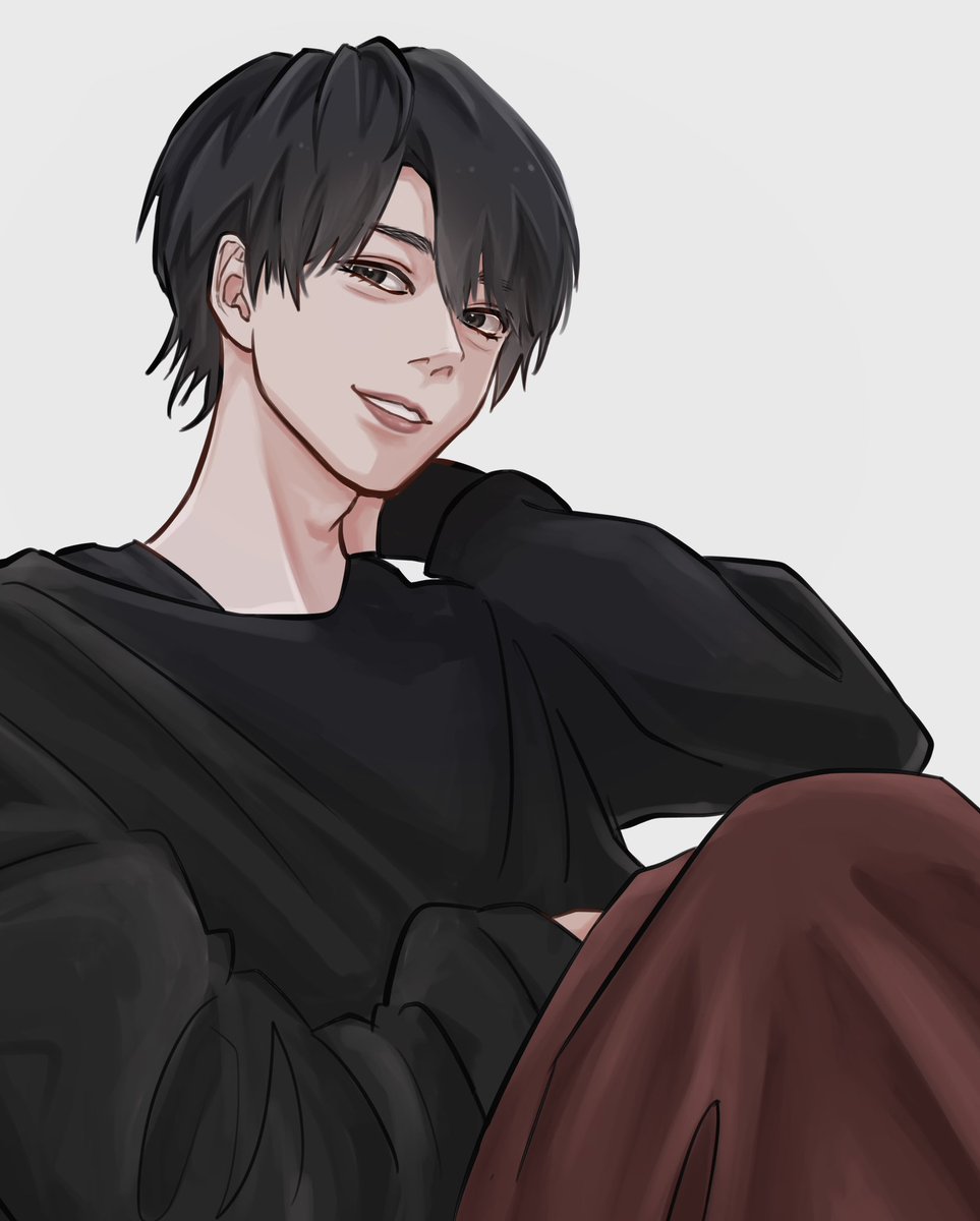 黒髪好きなんだな
 #坂田です