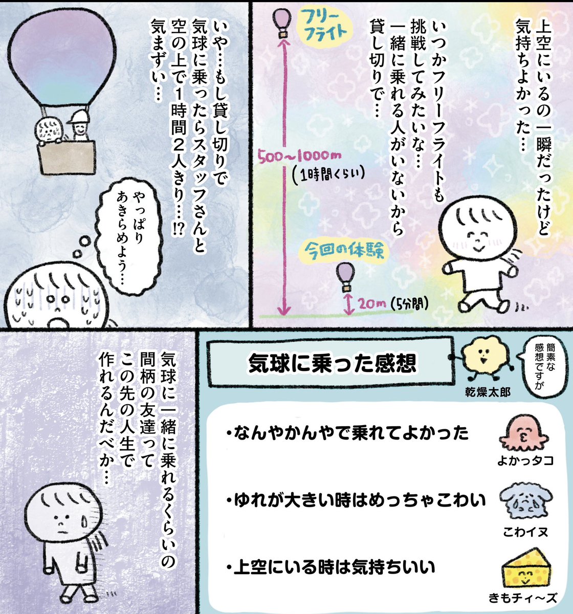 生きるのがしんどい女が気球に乗ってみた話(5/5) 