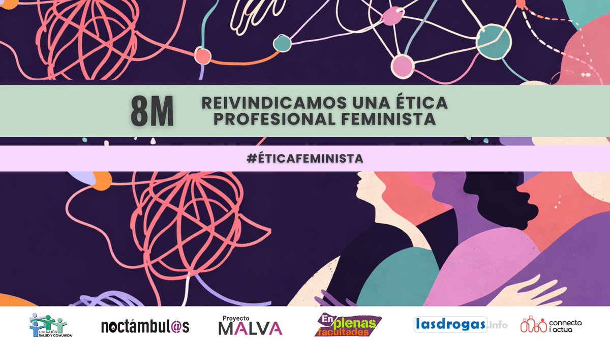 Malva_FSYC's tweet image. 🔵 8M 2026: REIVINDICAMOS UNA ÉTICA PROFESIONAL FEMINISTA 🔵

Este #8M, Día Internacional de las Mujeres, desde el Dpto de Prevención de @fundsalcom, reivindicamos una #éticaprofesionalfeminista en el abordaje de #drogas

👉🏽 Manifiesto completo: drogasgenero.info/8m-2026-reivin…
