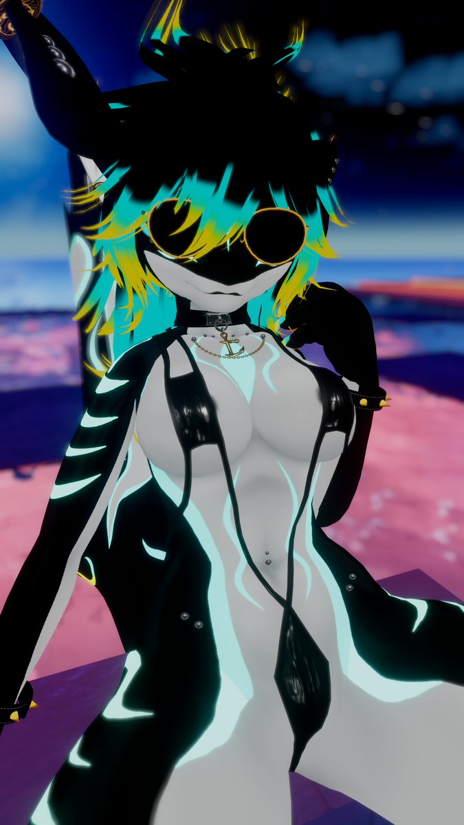 Why are you blushing? It's just a swimsuit.