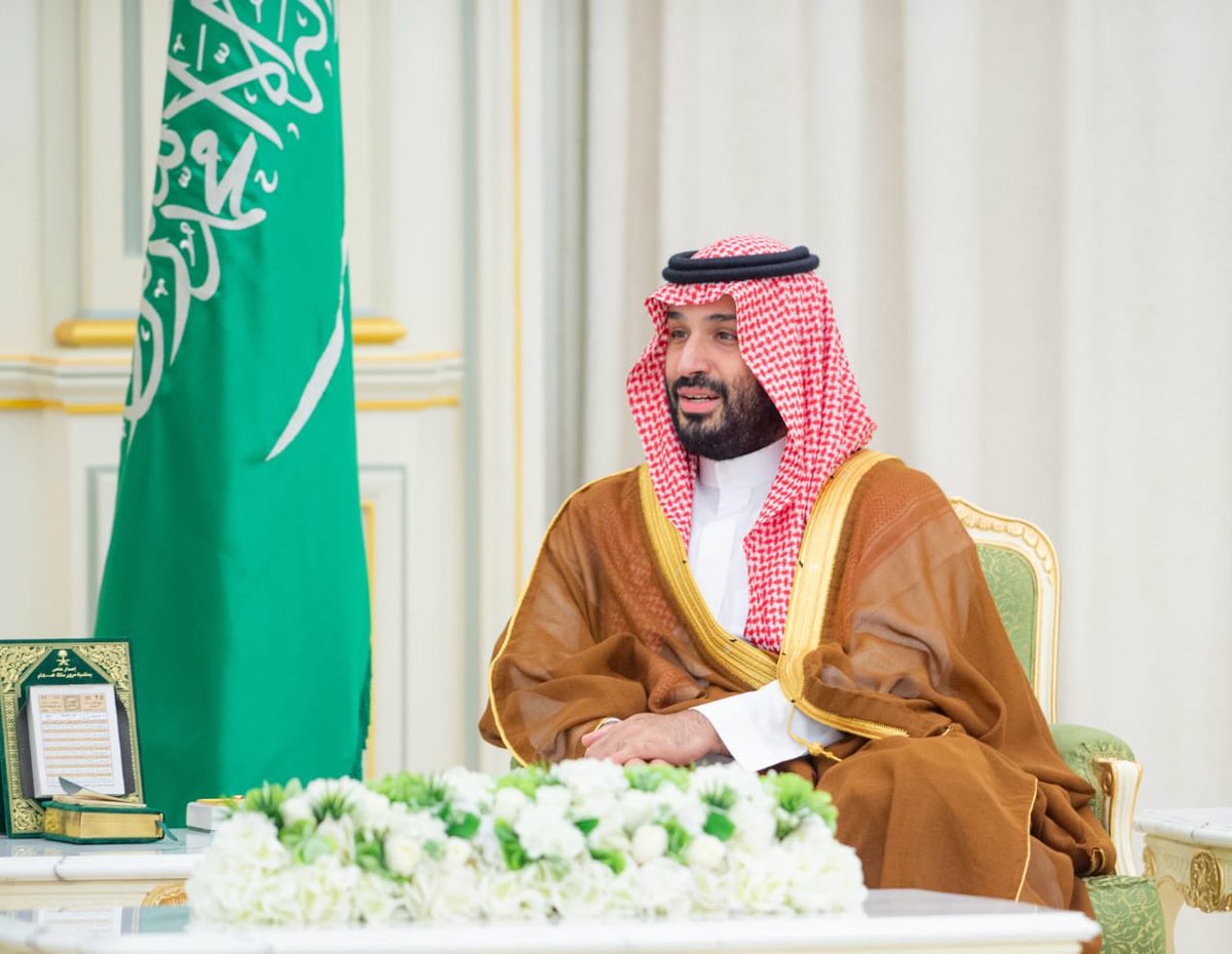 سمو ولي العهد يتلقى اتصالًا هاتفيًا من رئيس جمهورية جيبوتي لمناقشة تصاعد التوتر العسكري بالمنطقة