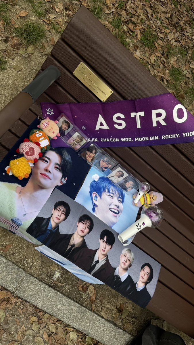 MJ Day🧡MISSION 4 大阪城公園のASTRO10周年記念ベンチ☘ タイミング
