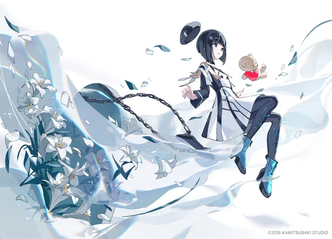 硝子宮さんのオリジナル楽曲 「さよなら、楽園」MV内のイラスト・アニメーションを担当いたしました! お誕生日おめでとうございます