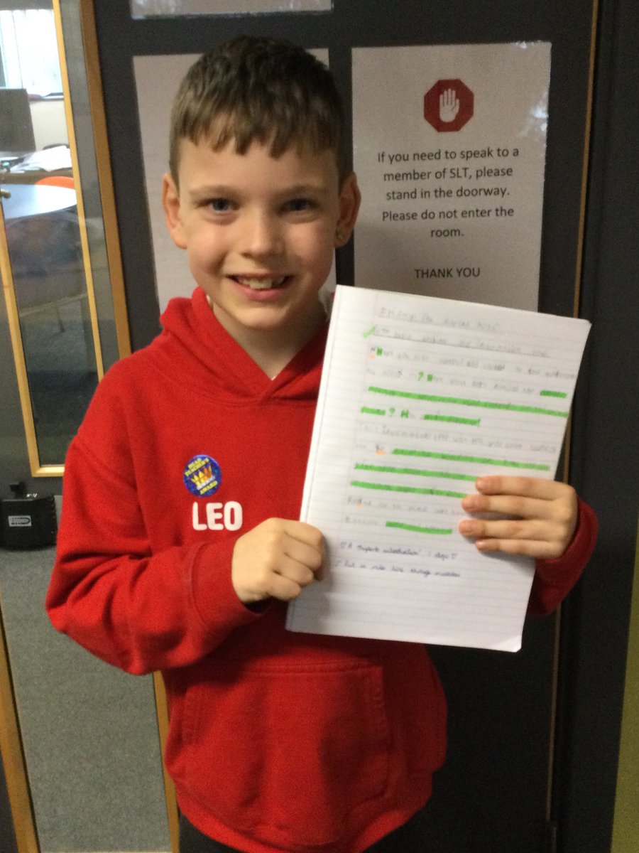 MissDransfield's tweet photo. This young man has made a fabulous start to his information text about the beauty of nature this morning - well done mister ✍️😎👍 https://t.co/naWDlBv6FK